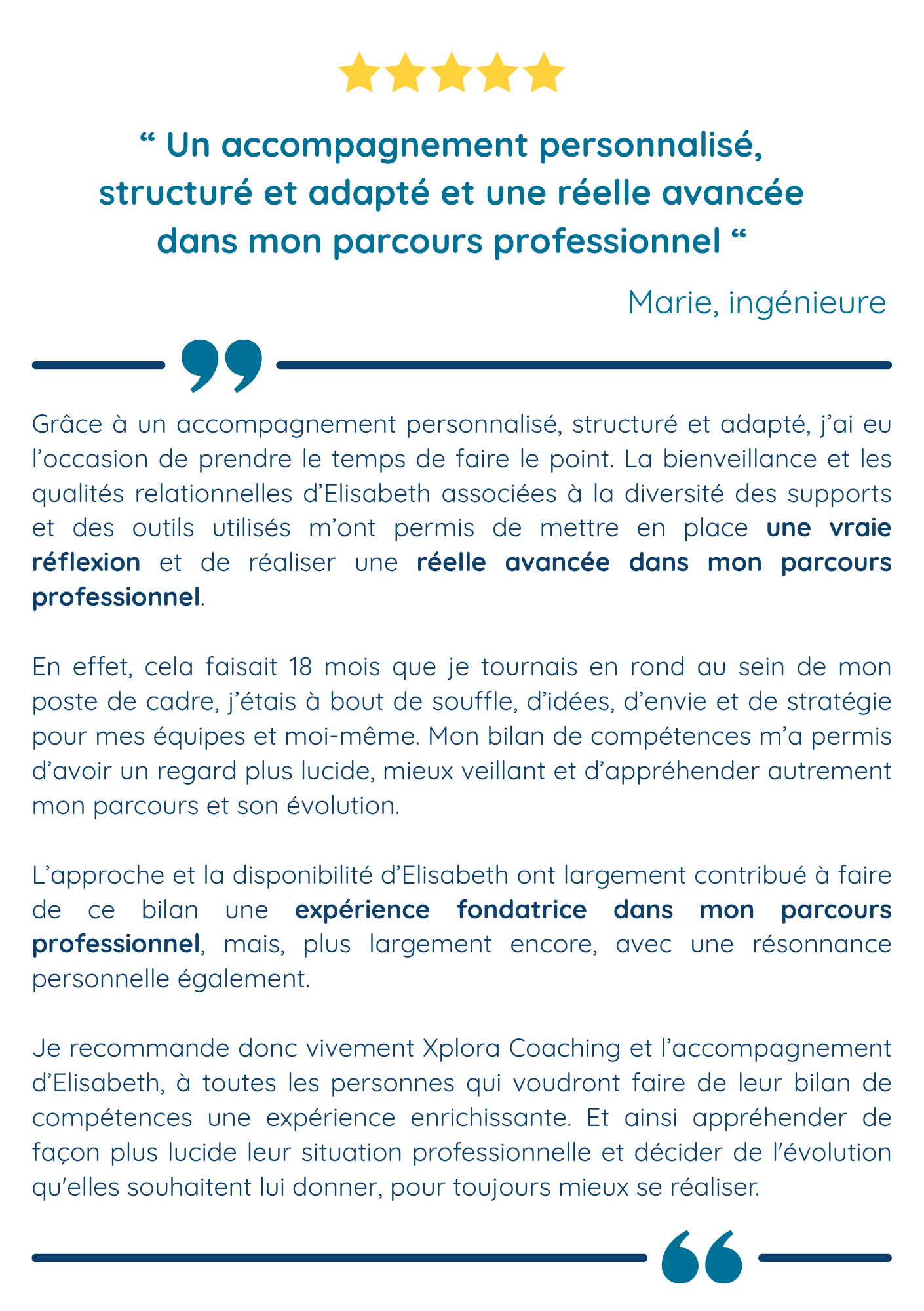 Avis client